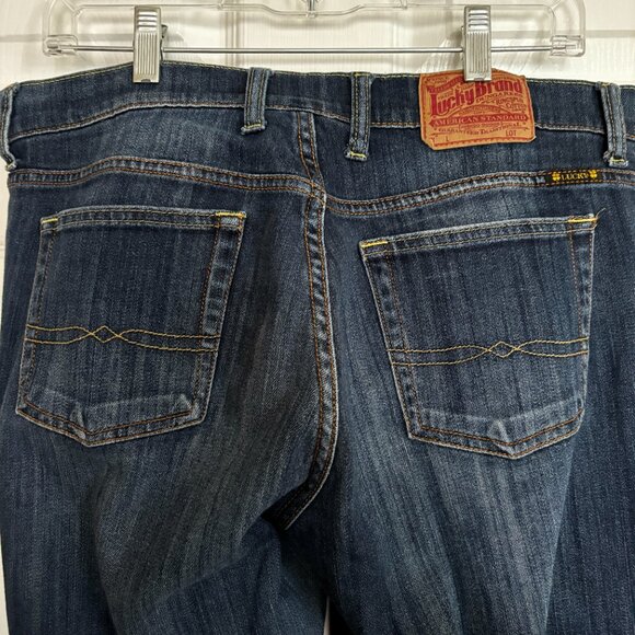 Lucky Brand Sweet Straight Jeans Sz 12/31 Dark Wash Denim - Picture 4 of 8